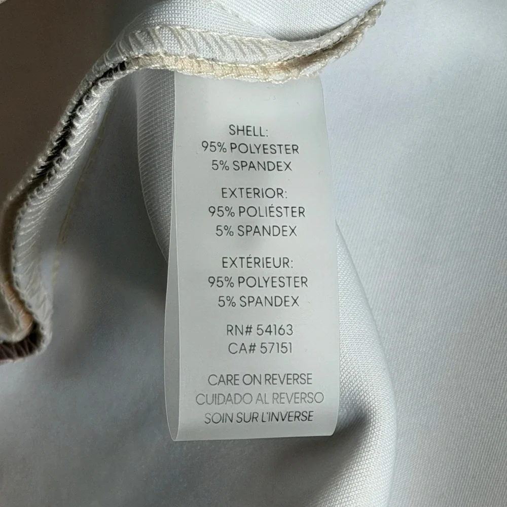NWT Calvin Klein Cream Multi Floral Sleeveless V-Neck Sheath Dress Size 16 Party